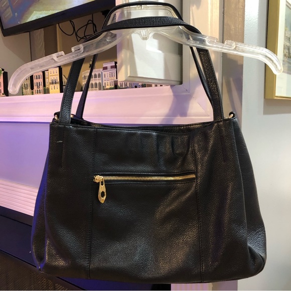 Heshe Leather Tote Purse Bag - Picture 3 of 6